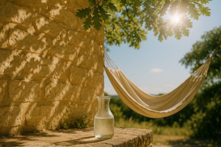 Juillet, l’ombre parle : apprendre la sieste du Quercy